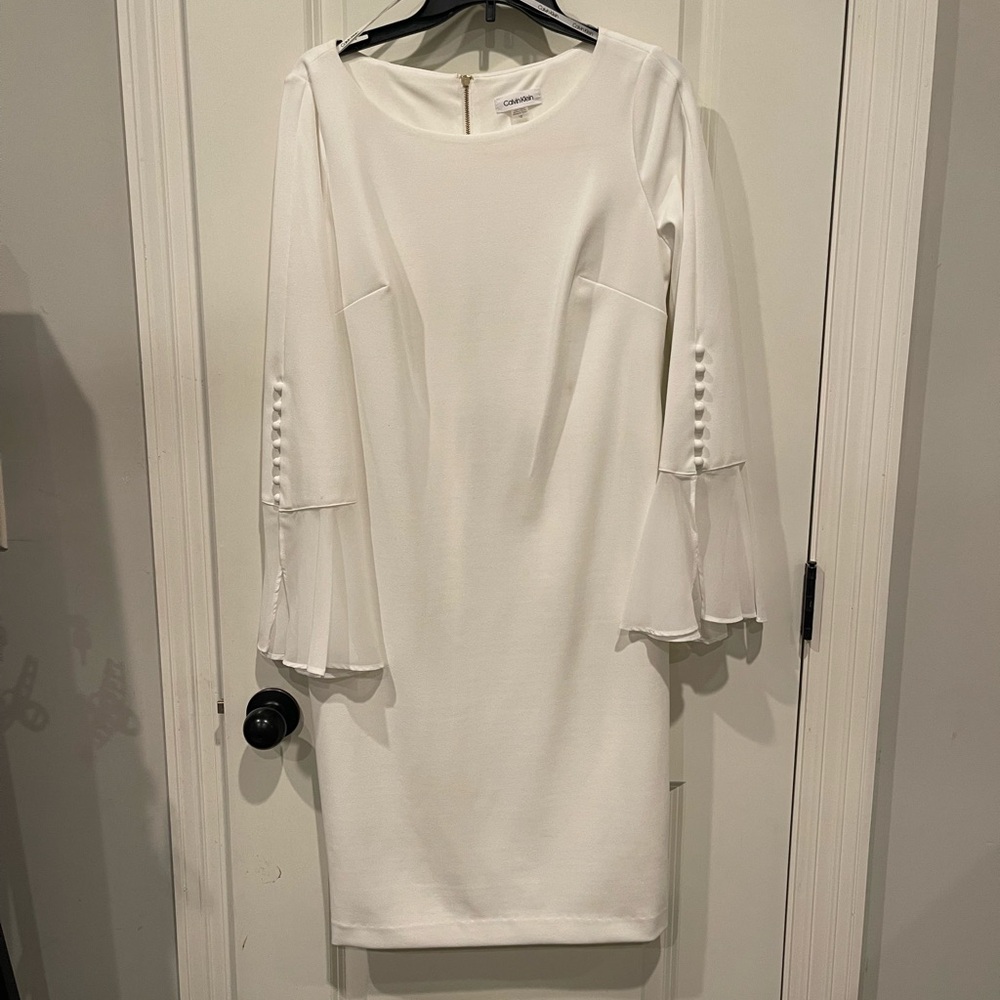 White Calvin Klein Dress